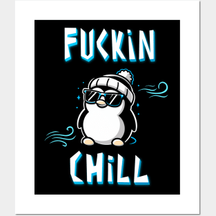 Cool Penguin | Chill Penguin | Summer Vibes Posters and Art